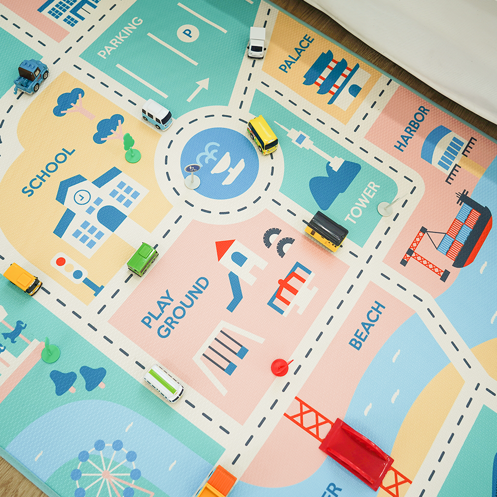 Waterproof Kids Road Play mat