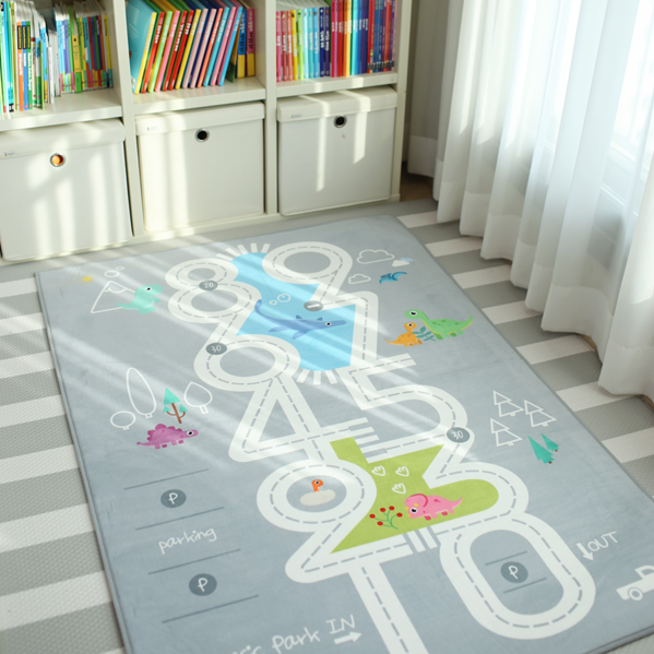 Microfiber_Kids Road Playmat